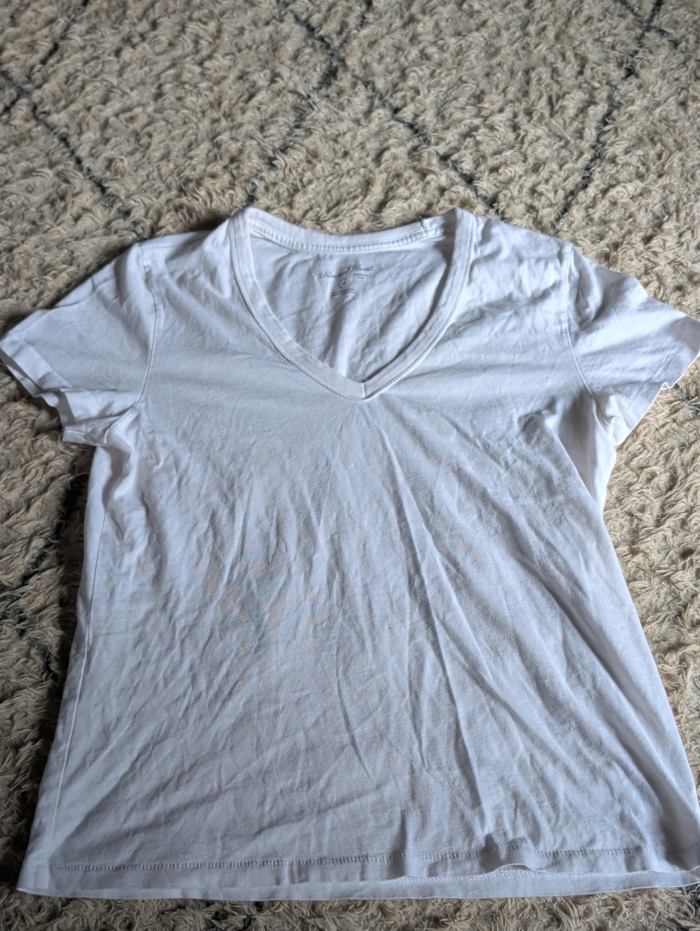 Classic White V-Neck Women's Tee